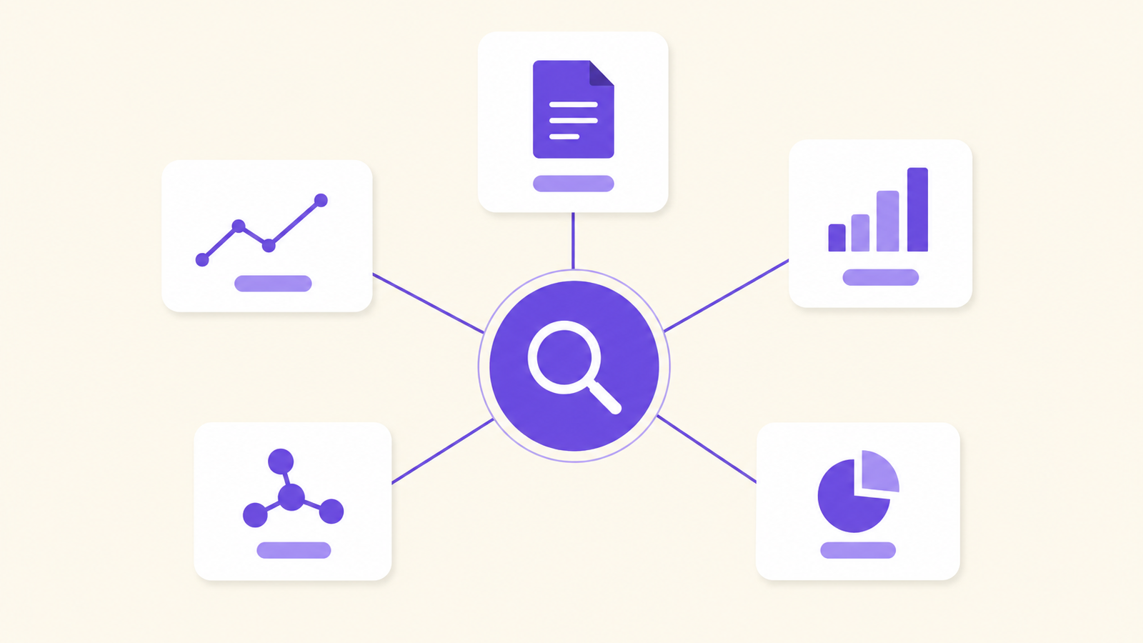 Explainer diagram in Veloice purple on cream illustrating 